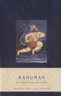 Cover image for Hanuman Hardcover Blank Journal