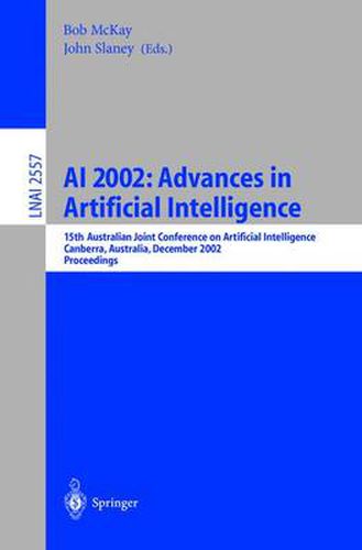 Cover image for AI 2002: Advances in Artificial Intelligence: 15th Australian Joint Conference on Artificial Intelligence, Canberra, Australia, December 2-6, 2002, Proceedings