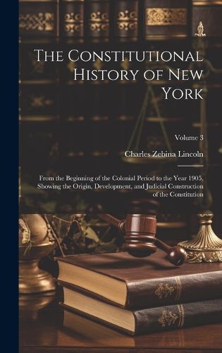 Cover image for The Constitutional History of New York