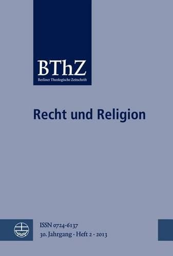 Cover image for Recht Und Religion