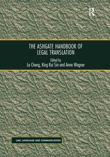 Cover image for The Ashgate Handbook of Legal Translation