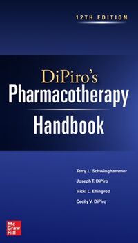 Cover image for DiPiro's Pharmacotherapy Handbook