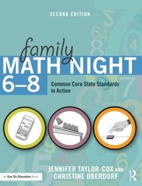 Cover image for Family Math Night 6-8: Common Core State Standards in Action