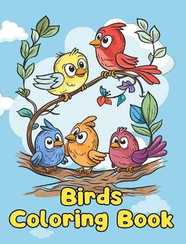 Cover image for Birds Coloring Book