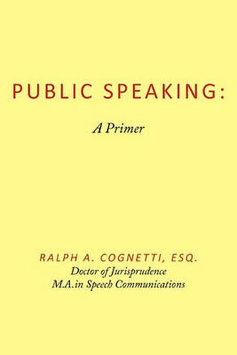 Cover image for Public Speaking