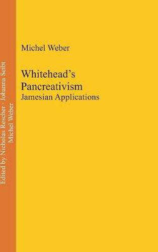 Cover image for Whitehead's Pancreativism: Jamesian Applications