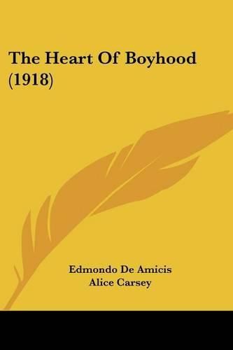 Cover image for The Heart of Boyhood (1918)