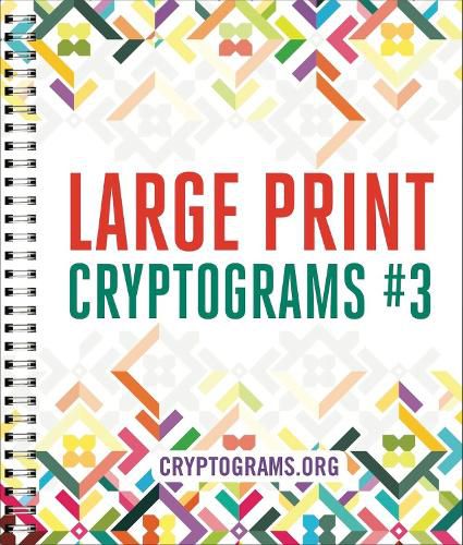 Cover image for Large Print Cryptograms #3