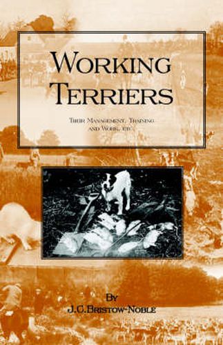 Cover image for WORKING TERRIERS - Their Management, Training and Work, Etc.