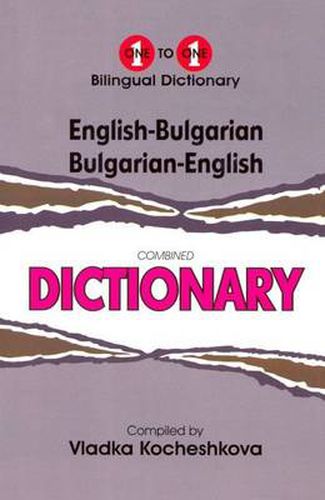 Cover image for English-Bulgarian & Bulgarian-English One-to-One Dictionary