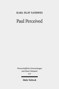 Cover image for Paul Perceived: An Interactionist Perspective on Paul and the Law