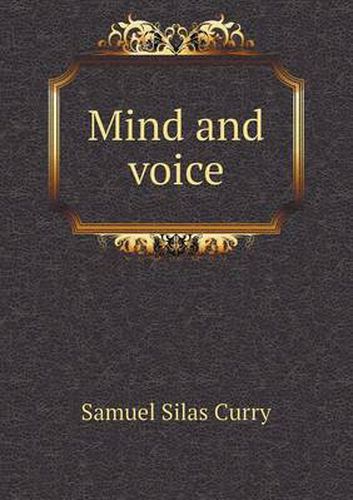 Cover image for Mind and voice