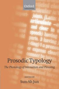 Cover image for Prosodic Typology: The Phonology of Intonation and Phrasing