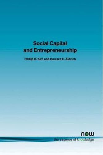 Cover image for Social Capital and Entrepreneurship