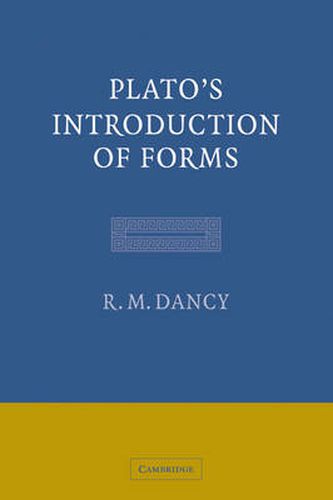 Cover image for Plato's Introduction of Forms