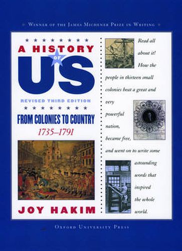 Cover image for A History of US: From Colonies to Country: A History of US Book Three