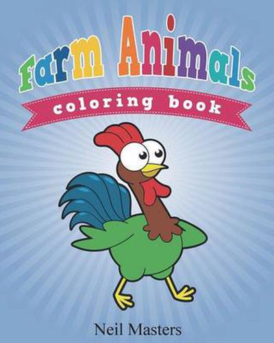 Cover image for Farm Animals Coloring Book