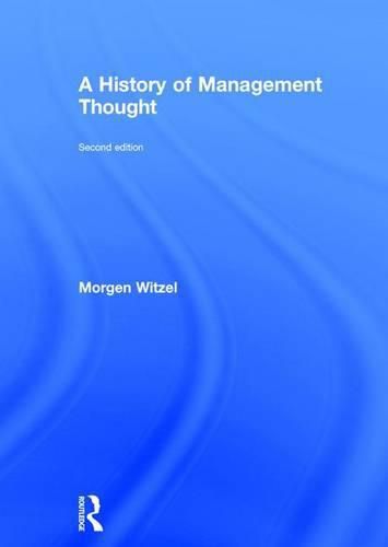 Cover image for A History of Management Thought