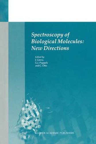 Cover image for Spectroscopy of Biological Molecules: New Directions: 8th European Conference on the Spectroscopy of Biological Molecules, 29 August-2 September 1999, Enschede, The Netherlands