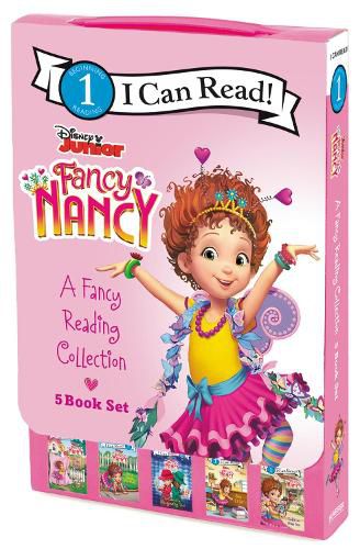 Cover image for Disney Junior Fancy Nancy: A Fancy Reading Collection: 5 I Can Read Paperbacks!