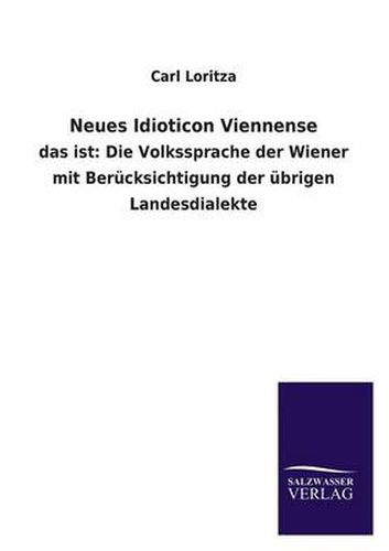 Cover image for Neues Idioticon Viennense