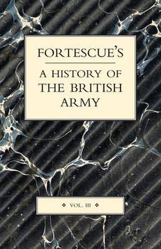 Cover image for Fortescue's History of the British Army