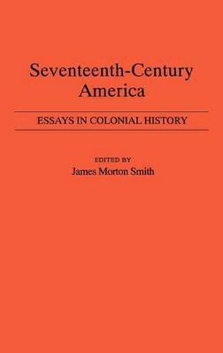 Cover image for Seventeenth-Century America: Essays in Colonial History
