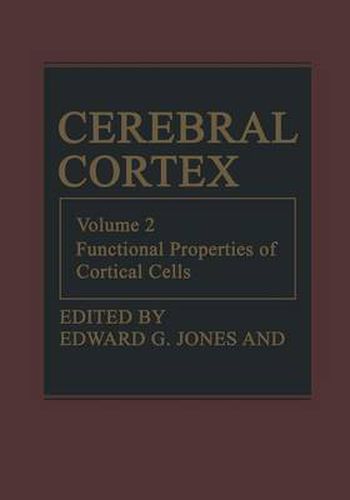 Cover image for Cerebral Cortex: Functional Properties of Cortical Cells