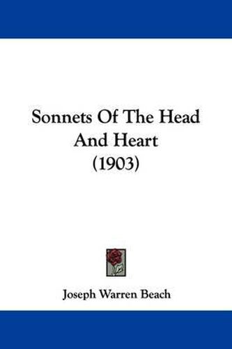 Cover image for Sonnets of the Head and Heart (1903)