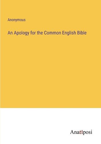 An Apology for the Common English Bible