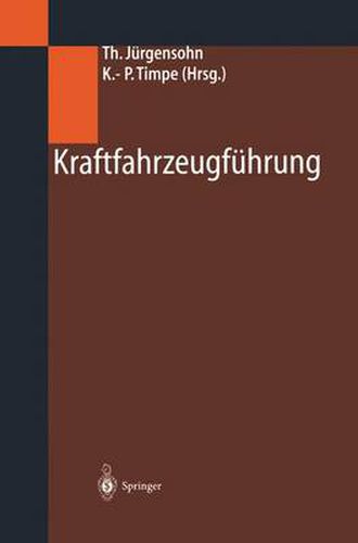 Cover image for Kraftfahrzeugfuhrung