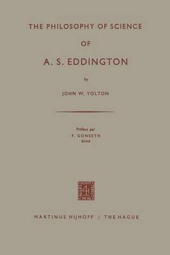 Cover image for The Philosophy of Science of A. S. Eddington