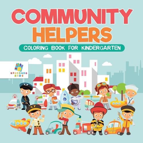 Cover image for Community Helpers Coloring Book for Kindergarten