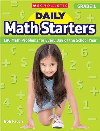 Cover image for Daily Math Starters: Grade 1: 180 Math Problems for Every Day of the School Year