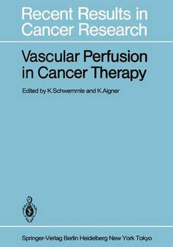 Cover image for Vascular Perfusion in Cancer Therapy