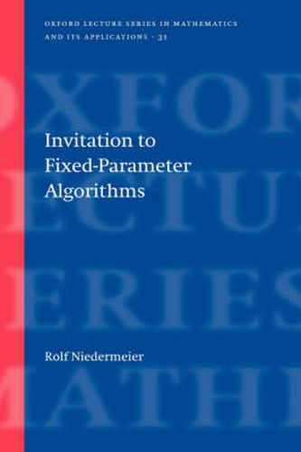 Cover image for Invitation to Fixed-Parameter Algorithms