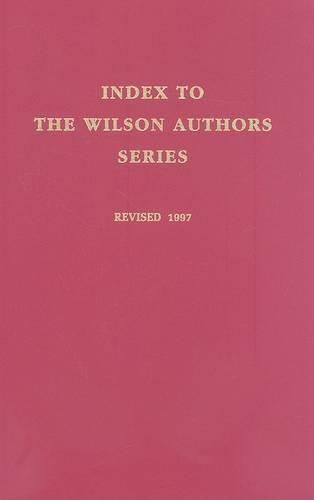 Cover image for Index to the Wilson Authors Series