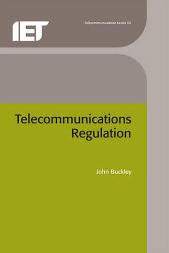 Cover image for Telecommunications Regulation