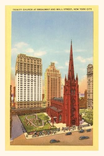 Cover image for Vintage Journal Trinity Church, New York City