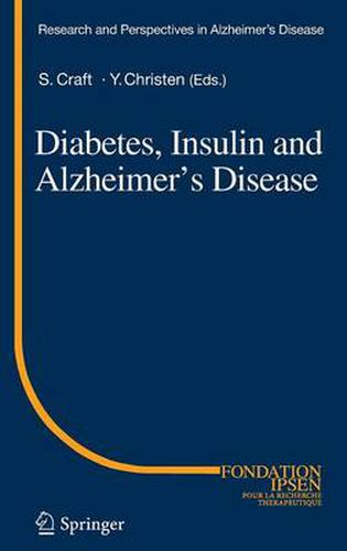 Cover image for Diabetes, Insulin and Alzheimer's Disease