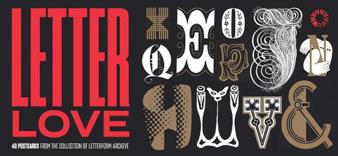 Cover image for Letter Love: 40 Postcards from the Collection of Letterform Archive