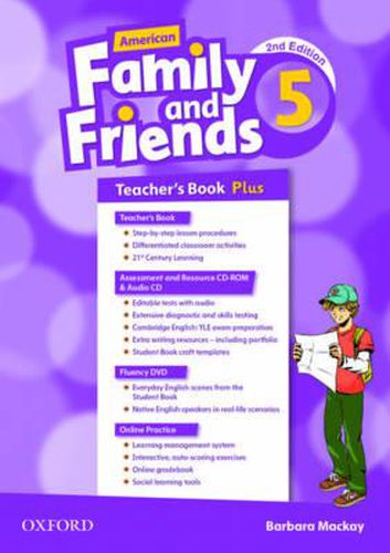 Cover image for American Family and Friends: Level Five: Teacher's Book Plus: Supporting all teachers, developing every child