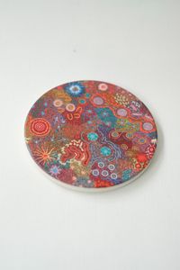 Cover image for Aboriginal Women's Ceremony Ceramic Coaster
