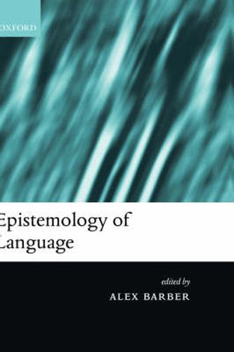 Cover image for Epistemology of Language