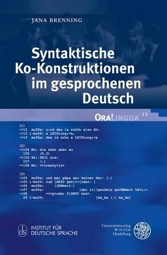 Cover image for Syntaktische Ko-Konstruktionen Im Gesprochenen Deutsch