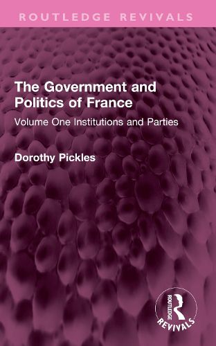 Cover image for The Government and Politics of France