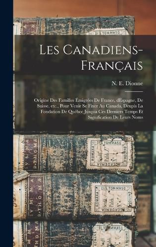 Cover image for Les Canadiens-Francais