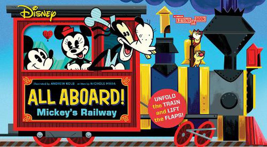 Disney All Aboard! Mickey's Railway (An Abrams Extend a Book)