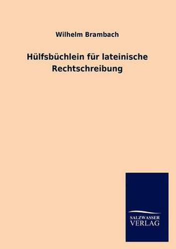 Cover image for H Lfsb Chlein Fur Lateinische Rechtschreibung