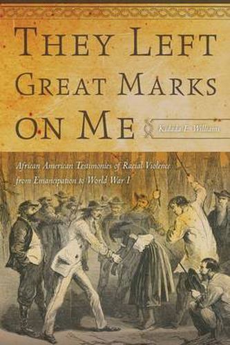 Cover image for They Left Great Marks on Me: African American Testimonies of Racial Violence from Emancipation to World War I